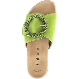 Gabor 63.745 Damen Pantoletten - Pantolette grün Freizeit NEU - Grün - 38