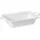 HENDI Ofenform mit Ohrengriffen, Rechteckig, 0,82l, 328x189x(h)58mm - Handgriffen 185x260x55 mm - Weiß