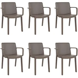 Resol garbar FRESH Sessel Indoor, Outdoor Set 6 Schokolade