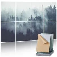 Vevor Akustikpaneel VEVOR Schwarz 8 St. 120 x 80