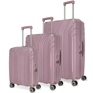 Travelite Elvaa 4-Rollen Kofferset 3tlg. rosa