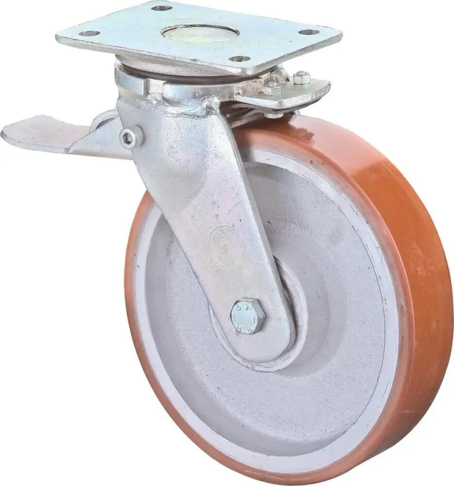 BS ROLLEN SchwerlLenkr Poly Gußfelge 100mm