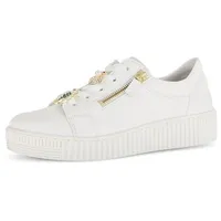 Gabor Damen Low-Top Sneaker, Frauen Halbschuhe,Best Fitting,straßenschuhe,Strassenschuhe,Sportschuhe,Freizeitschuhe,Latte (Gold),39 EU / 6 UK - 39 EU