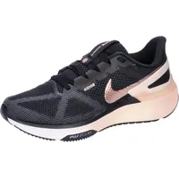 Nike Damen Laufschuhe Structure 25, DJ7884-008 38 - Black/Mtlc Red Bronze-Crimson