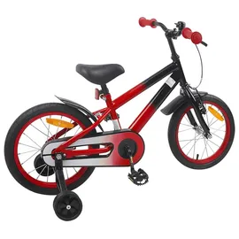 vidaXL Kinderfahrrad 16 Zoll blau/schwarz/rot