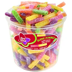 Red Band Fruchtgummi Super Pommes Sauer (1,2 kg)