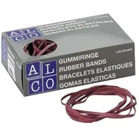 Alco Gummiband Naturkautschuk 4x80mm rot 1000g