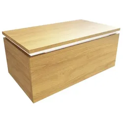 Badezimmerschrank mit Deckel SAT Feel 80x30x46 cm honig eiche matt SATFEEL80DMDBEZ