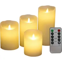 Led-kerzen, 5er-set, Dekorative Kerzen, Flammenlose Kerze Mit 10-tasten-fernbedienung - Ahlsen
