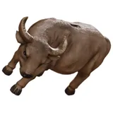 NAMOARLY Kreative Wasserbüffel Spardose Aus Harz Braun Große Münzaufbewahrung Für Kinder Spargefäß Für Kleingeld Und Scheine Geschenk Zur Von Spargewohnheiten