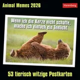 Harenberg Postkartenkalender Animals Memes 2026, 1 St.