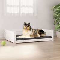 homiuse Hundebett Katzenbett Weiß 95,5x65,5x28 cm Massivholz Kiefer Hundekorb Katzenkorb Hundebett Grosse Hundebett MittelgroßE Hundebetten Hundesofa Hundekorb Grosse Hunde Montageanleitung