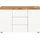 xonox.home Sideboard Sugar 125 x 80 x 37 cm Weiß / Eiche Wotan