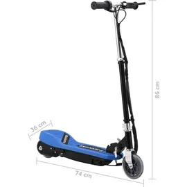 vidaXL E-Scooter 120 W Blau