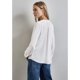 STREET ONE Langarmbluse im Tunika-Stil Gr. 46, off white, - 23010332-46