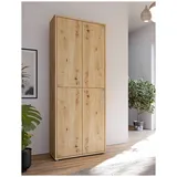 Forte Garderobenschrank Alice Springs Holzoptik Braun Eiche