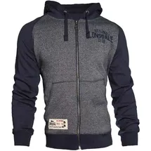 Lonsdale Slough Reißverschlusspullover - Navy - XL