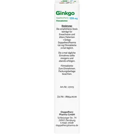 Doppelherz Pharma Ginkgo 120 mg Filmtabletten 30 St.