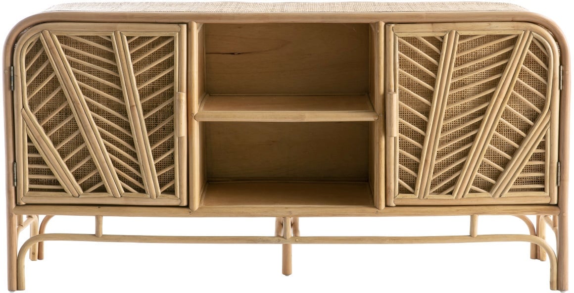 Rattan-Sideboard mit 2 Türen GALON