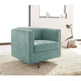 Home Affaire Sessel "Bob Drehsessel, Clubsessel und Cocktailsessel - alles passt", grün (mint), B:72cm H:71cm T:75cm, Feinstruktur weich (92% Polyester, 8% Nylon);Struktur fein ( 100% Polyester);Struktur (30% Polyester, 70% Polyacryl);Struktur grob (40% Polyester, 60%