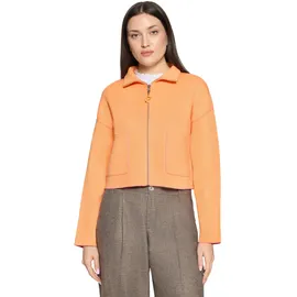 Cartoon Strickjacke orange/pink 38