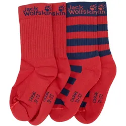 Accessoires Casual Organic Classic socks in Rot One Size