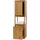 MCW Teak-Hochschrank MCW-M71, Badschrank Badregal Badezimmer, hochwertiges B-Grade-Teak (Kernholz, 20-30 Jahre), 141x41x36cm