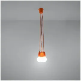 Sollux Diego 3-flg. dimmbar 60 cm orange
