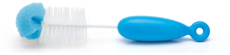 Suavinex Duo Baby Bottle Brush Reinigungsbürste Blue 1 St.