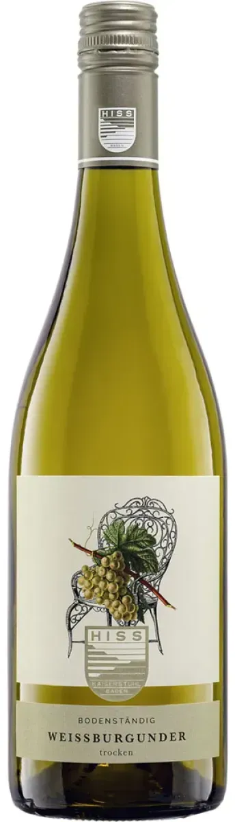 Hiss Weißburgunder Vegan Weißwein trocken 0,75 l | 2023