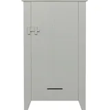 Woood Stauraumschrank »Gijs« Bauernschrank mit Griff, H 142 cm x B 85 cm grau