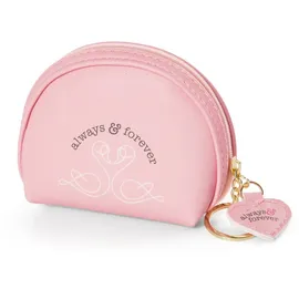 NICI Mäppchen Love Schwan mit Schlüsselring, Green