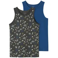 NAME IT Jungen Nkmtank Top 2P Iron Space Noos,