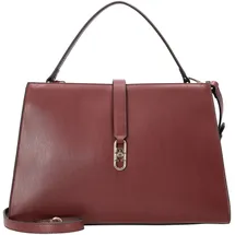 Tommy Hilfiger Handtasche TH Libre Medium Satchel Deep Rouge