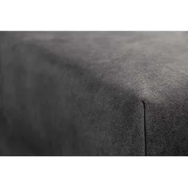 Riess-Ambiente XXL Wohnlandschaft KENT 305cm grau Samt Bigsofa inkl. Hocker Federkern Couch Sofa U-Sofa - Couches, Wohnlandschaften, Wohnlandschaften in U-Form