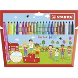 Stabilo Trio A-Z 24er Pack - mit 24 verschiedenen Farben