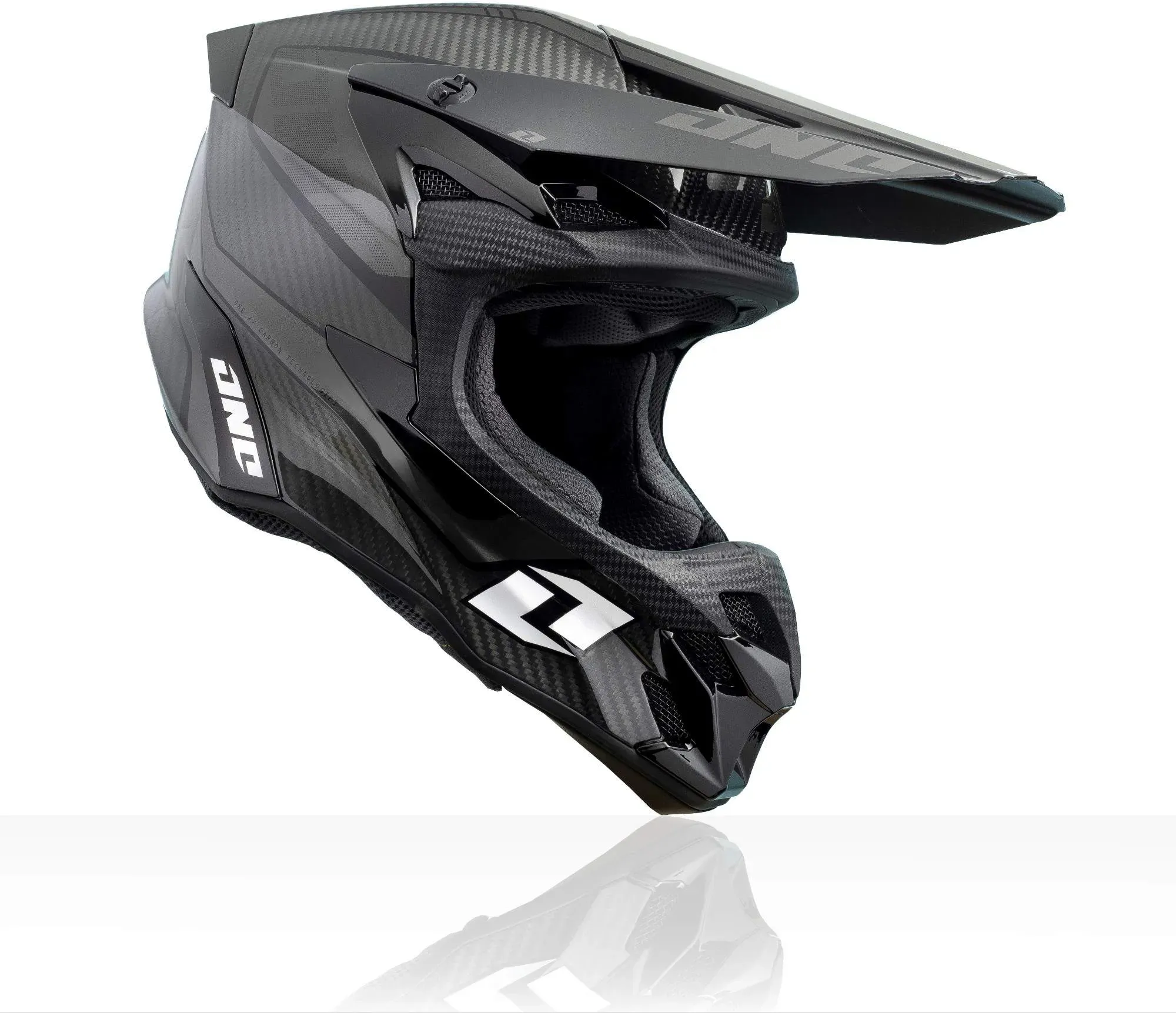 One Industries X-197 Black Onyx Carbon Motocross Helm