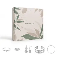 Heideman Schmuck-Adventskalender Summerbox Athen silberfarben, Schmuckset mehrteilig Schmuck für Frauen - 5 Schmuckstücke silberfarben
