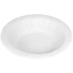 MONOUSO - Pappteller Tiefe Anti-Fett Weiß Ø19cm 250g/m2 (50 Stück)