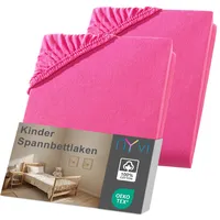 Nyvi Kinder Spannbettlaken Junior für Kinderbettmatratzen bis 12cm Höhe