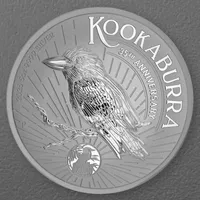 Perth Mint Silbermünze Australien Kookaburra 2025 - Incused Coin