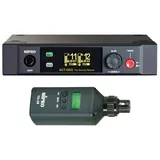 Mipro ACT-5802 Digitaler Drahtloser 2-Kanalempfänger 5,8 GHz+ TA-58 Anstecksender für Mikrofone