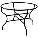 Marrakesch Orient & Mediterran Interior Mosaiktisch Gestell 120cm, 75cm hoch - Schwarz