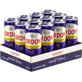 Gordon's London Dry Gin & Tonic, Wacholder-Mixgetränk,10% Vol, 250 ml