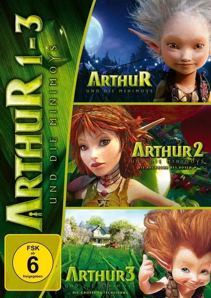 Preisvergleich Produktbild Leonine DVD Arthur und die Minimoys 1-3