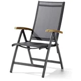 Sieger Cadiz Klappsessel 71 x 71 x 109 cm eisengrau/grau