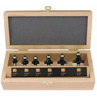 Fisch Tools Abrundfräsersatz 973CT06A03 Fräser 8 mm 6-tlg.