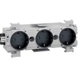 HAGER Steckdose 3-fach gs GS3001 gsw