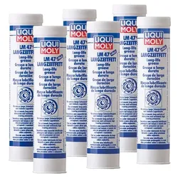 Liqui Moly 6x 400g LM 47 Langzeitfett + MoS2 [Hersteller-Nr. 3520]