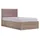 xl moebel gmbh Kinderbett Modernes Holz-Kinderbett 90 x 200 cm Holz rosa